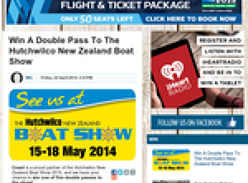 Win A Double Pass To The Hutchwilco New Zealand Boat Show