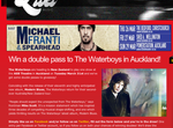 Win a double pass to The Waterboys in Auckland!