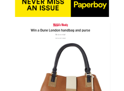 Win a Dune London handbag and purse