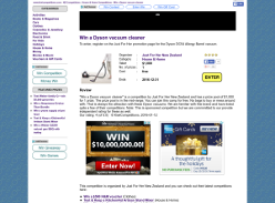 Win a Dyson vacuum cleaner