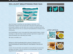 Win a Elevit breastfeeding prize pack