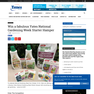 Win a fabulous Yates National Gardening Week Starter Hamper