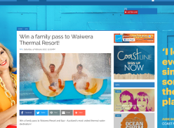 Win a family pass to Waiwera Thermal Resort