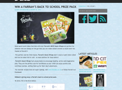 Win a Farrah’s back to school Prize Pack