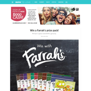 Win a Farrah’s prize pack