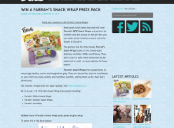 Win a Farrah's Snack Wraps Prize Pack