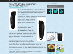 Win a Fathe's Day Remington's Essentials prize pack