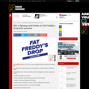Win a flyaway and tickets to Fat Freddy's Drop this summer