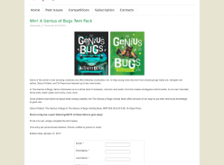 Win! A Genius of Bugs Twin Pack