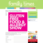 Win a Gluten Free Food & Allergy Show Family Pass