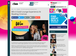 Win A Gold Lounge Experience At Reading Cinemas