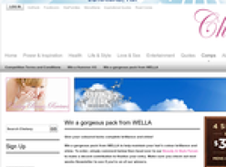 Win a gorgeous pack from Wella