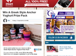 Win A Greek Style Anchor Yoghurt Prize Pack