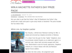 Win a Hachette Father's Day Prize Pack