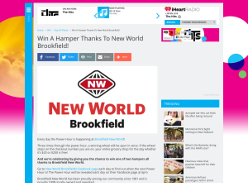 Win A Hamper Thanks To New World Brookfield
