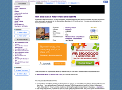 Win a holiday at Hilton Hotel and Resorts