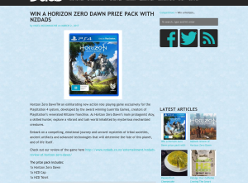Win a Horizon Zero Dawn prize pack with NZDads