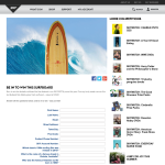 Win a Hot Buttered Mini Malibu gloss finish surfboard  