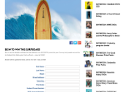 Win a Hot Buttered Mini Malibu gloss finish surfboard  
