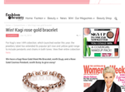 Win a Kagi rose gold bracelet