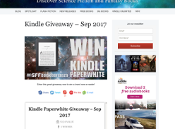 Win a Kindle Paperwhite