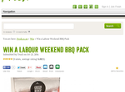 Win a Labour Weekend BBQ prize pack