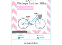 Win a Ladies Vintage Bike