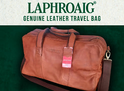 Win a Laphroaig Genuine Leather Travel Bag
