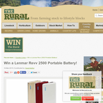 Win a Lenmar Revv 2500 Portable Battery