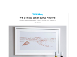 Win a limited-edition Sacred Hill print