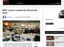 Win a Lunch cooked by Derek the Chef