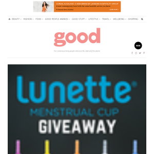 Win a Lunette menstral cup