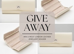 Win a Luxurious Wolf London Leather Travel Jewellery Roll