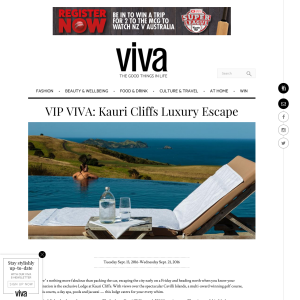 Win a luxury escape to The Lodge at Kauri Cliffs