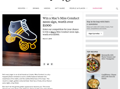 Win a Mac’s Miss Conduct neon sign