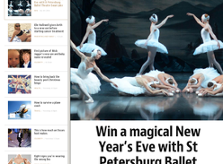 Win a magical New Year's Eve with St Petersburg Ballet Theatre Swan Lake