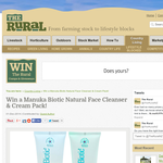 Win a Manuka Biotic Natural Face Cleanser & Cream Pack!