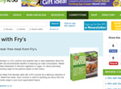 Win a meat-free meal from Fry's