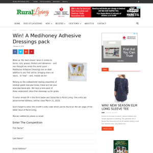 Win A Medihoney Adhesive Dressings pack