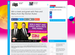Win a meet and greet with Pete and Manu from My Kitchen Rules