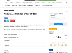 Win a Microchip Pet Feeder