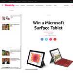 Win a Microsoft Surface Tablet