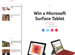 Win a Microsoft Surface Tablet
