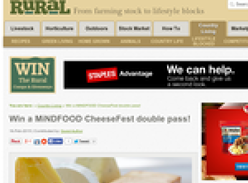 Win a Mindfood CheeseFest double pass