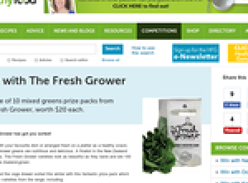Win a mixed greens prize pack from The Fresh Grower