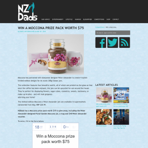 Win a Moccona Prize Pack