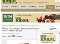 Win a Moondarra Bruschetta Cream Cheese Prize Pack!