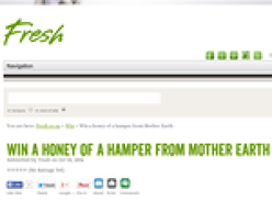 Win a Mother Earth Honey hamper