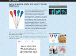 Win a Munchkin White Hot Safety Spoons prize pack