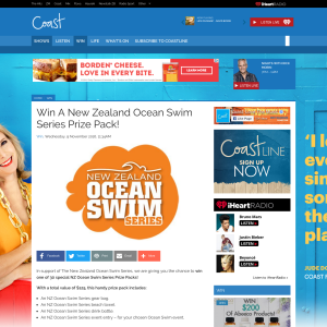 Win A New Zealand Ocean Swim Series Prize Pack